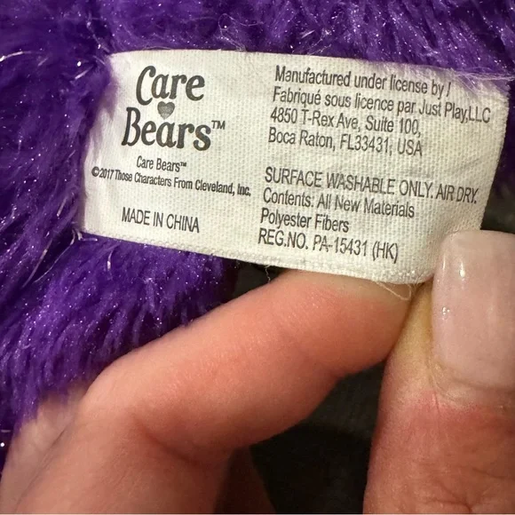 Care Bears 35th Anniversary Rainbow Heart Plush Bear - Picture 6 of 10